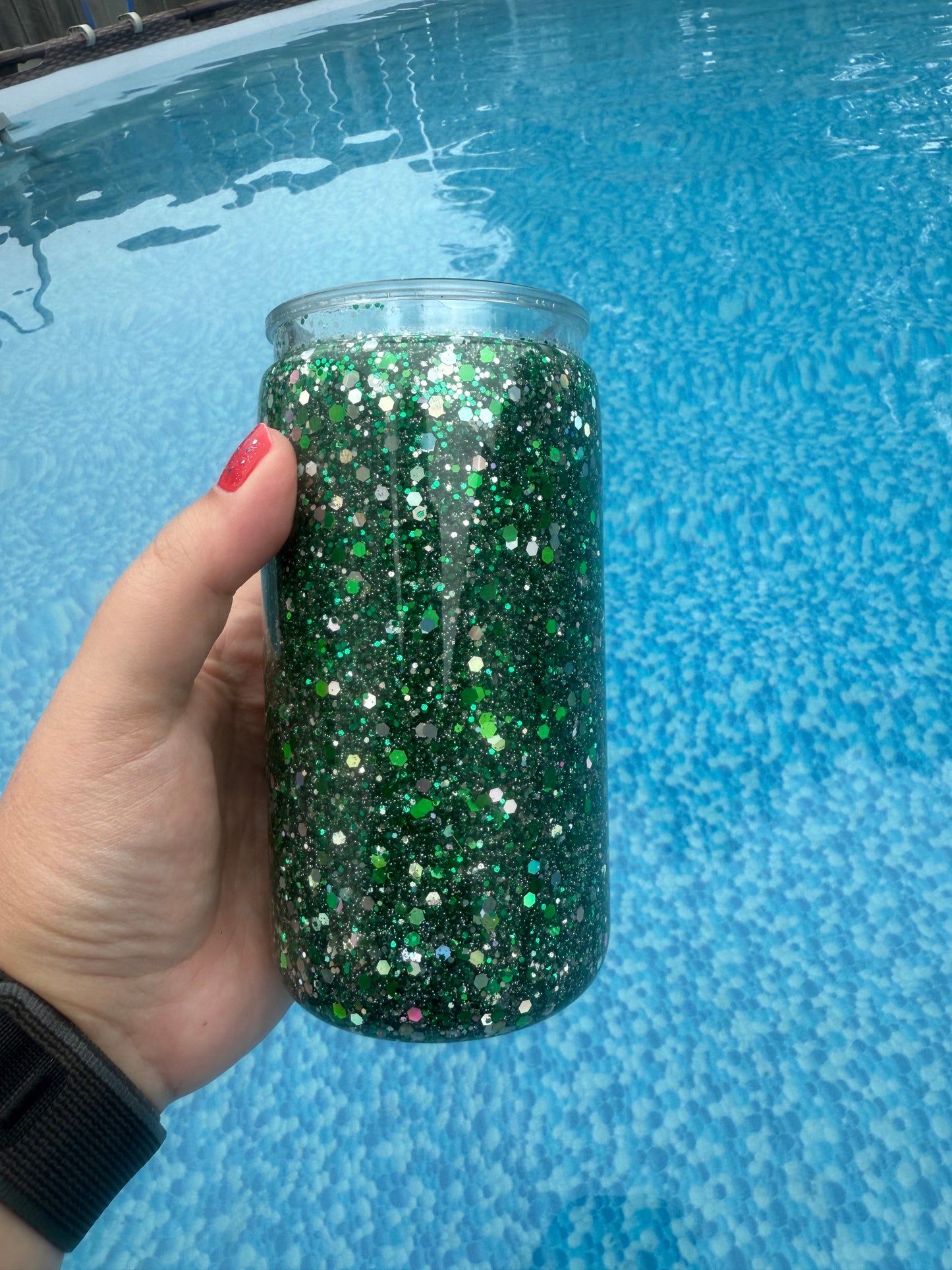 16oz Green & Silver (Fast Flow) (#10)