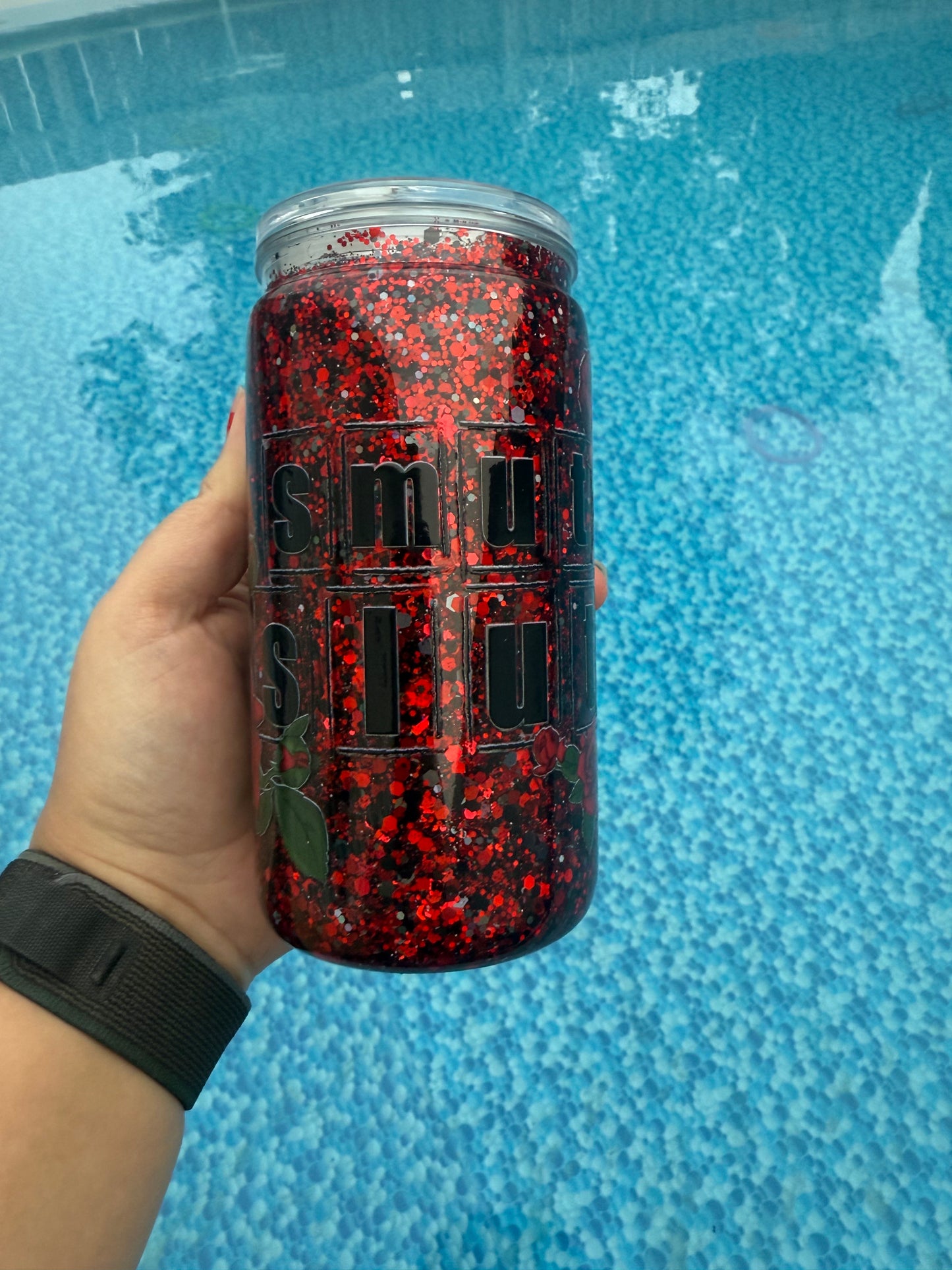 16oz Black & Red (Medium Flow) (#5)