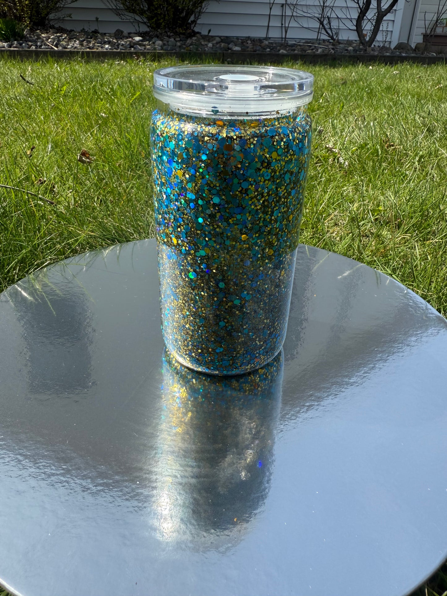 16oz Blue & Gold (Medium Flow) (#3)