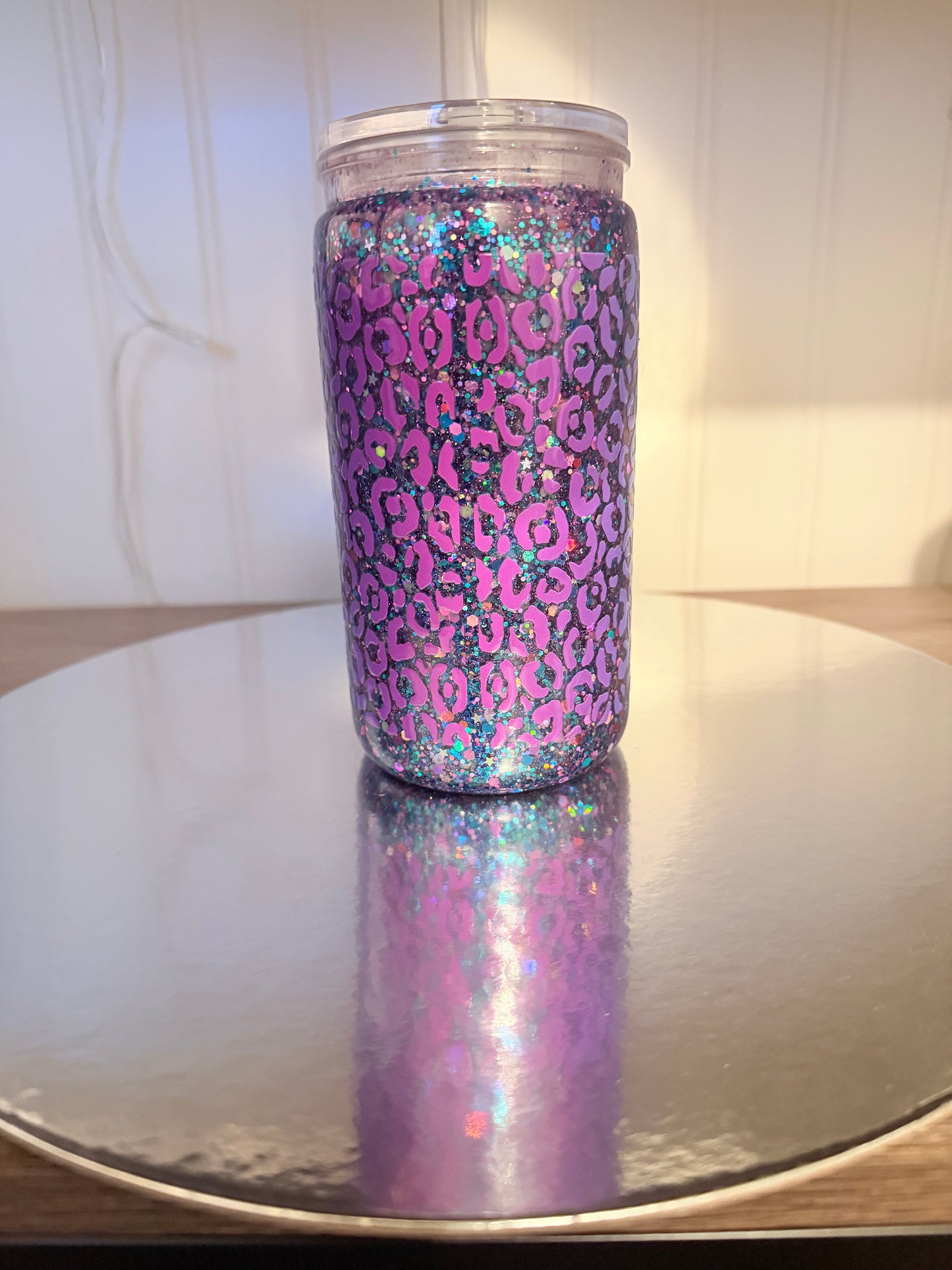 16oz Purple; Turquoise; Puzzle Pieces (#31)
