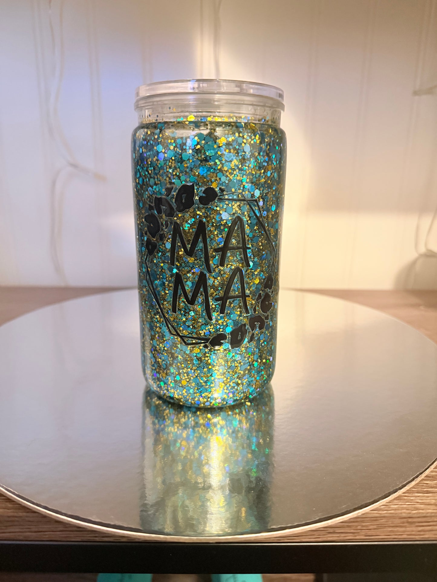 16oz Gold & Blue (Slow Flow) (#2) (mama)