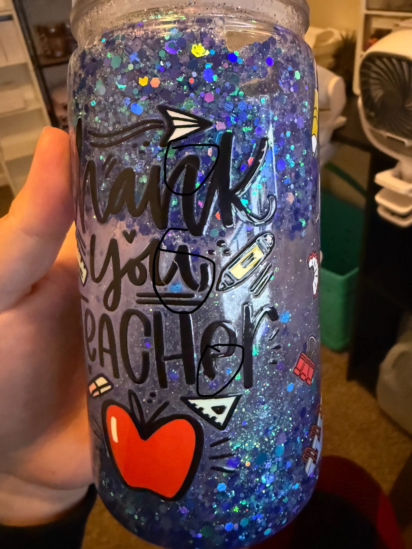 16oz Blue (Slow Flow) (#17) *teacher (SMALL DEFECTS)