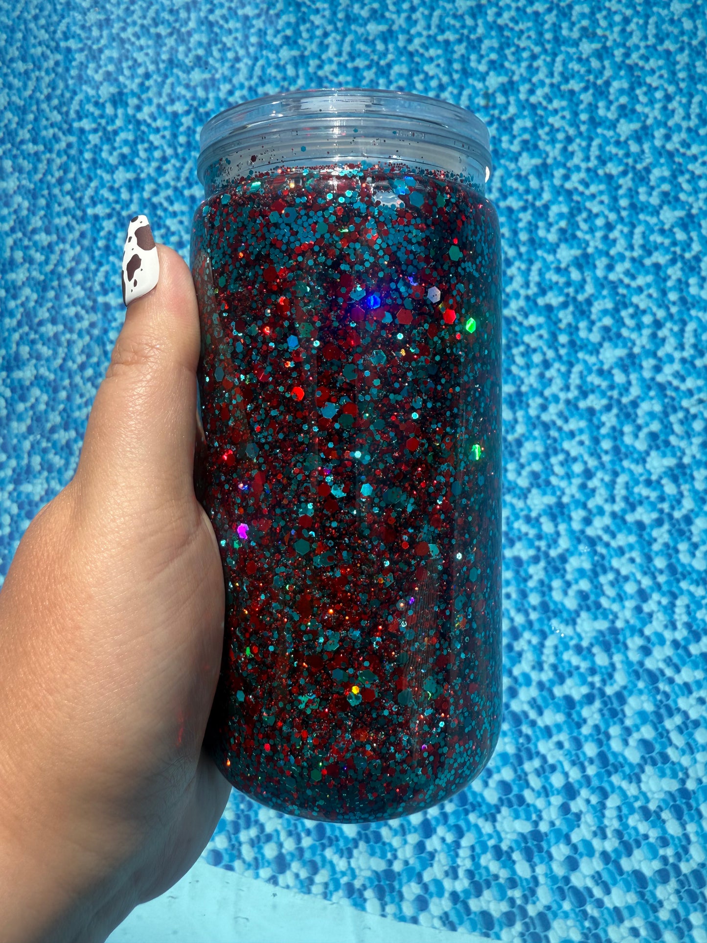 16oz Red; Turquoise (#32)