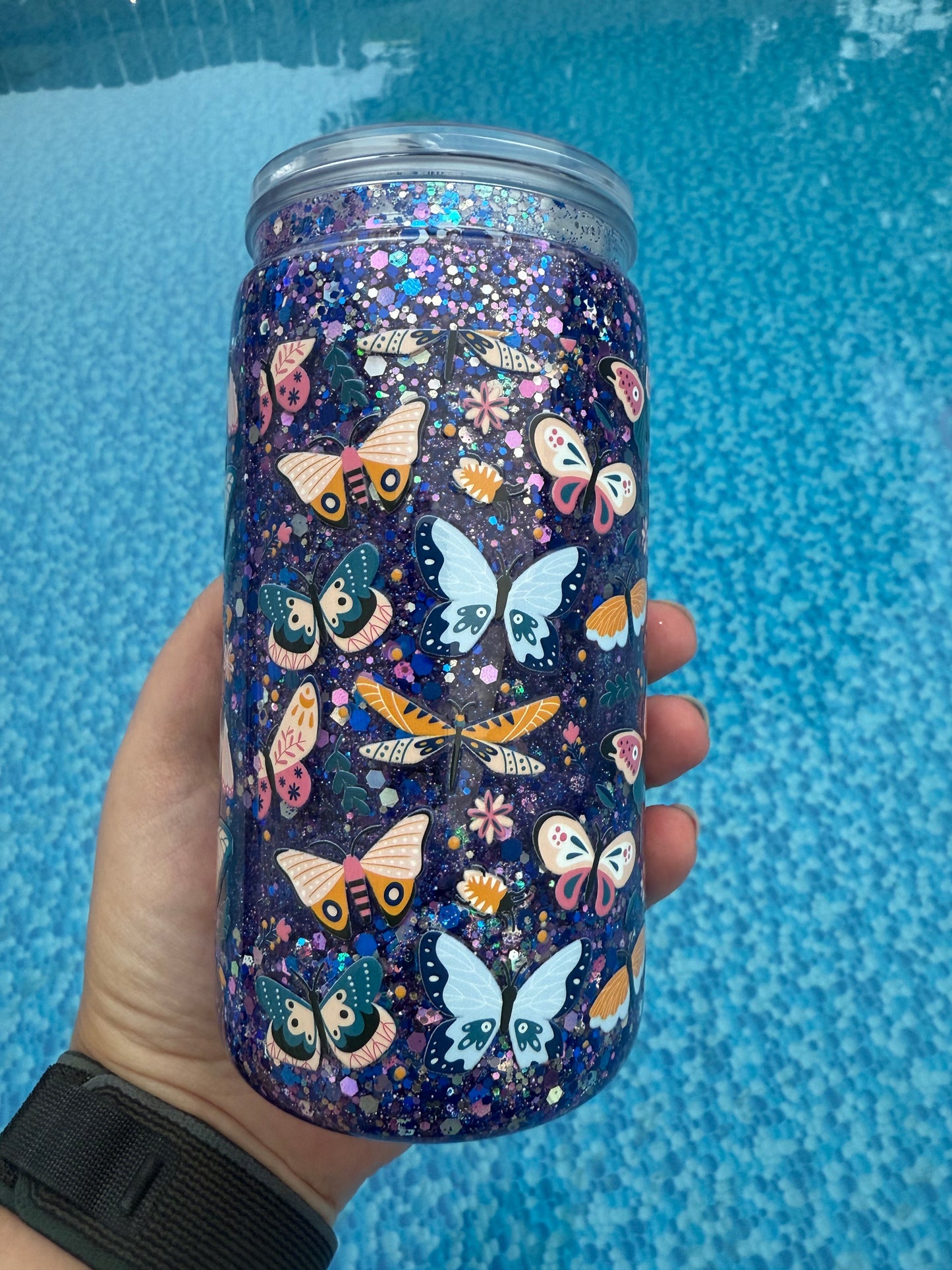 16oz Purple; Blue; Silver (Fast Flow) (#25) (SMALL DEFECT)