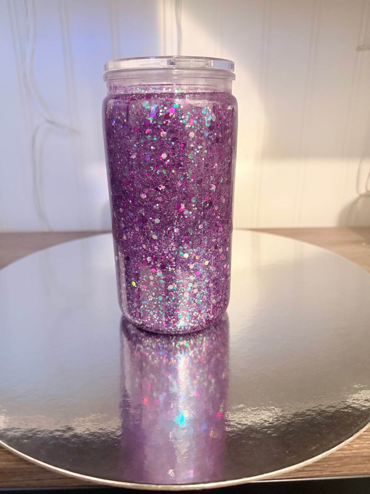 16oz Purple; Silver (Slow Flow) (#26) (you are precious)