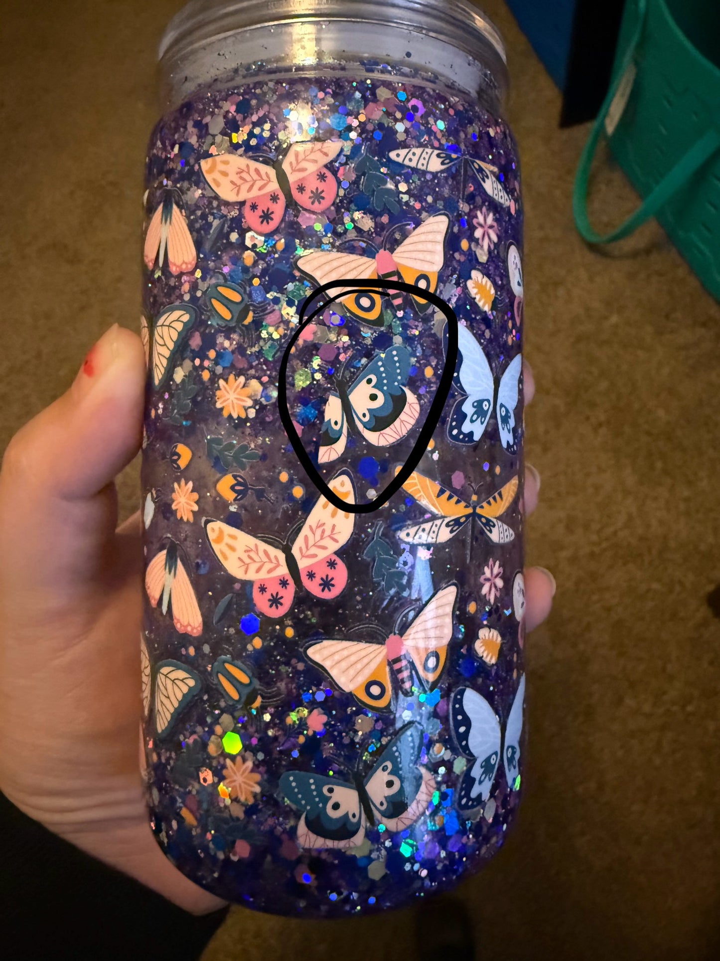 16oz Purple; Blue; Silver (Fast Flow) (#25) (SMALL DEFECT)