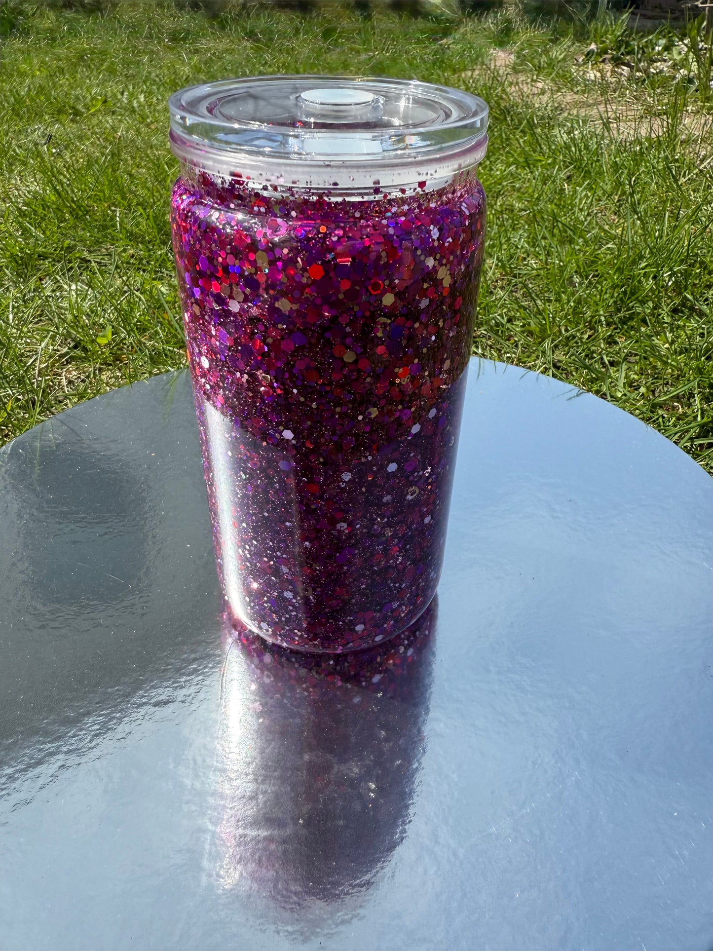 16oz Pink; Hearts (#22)