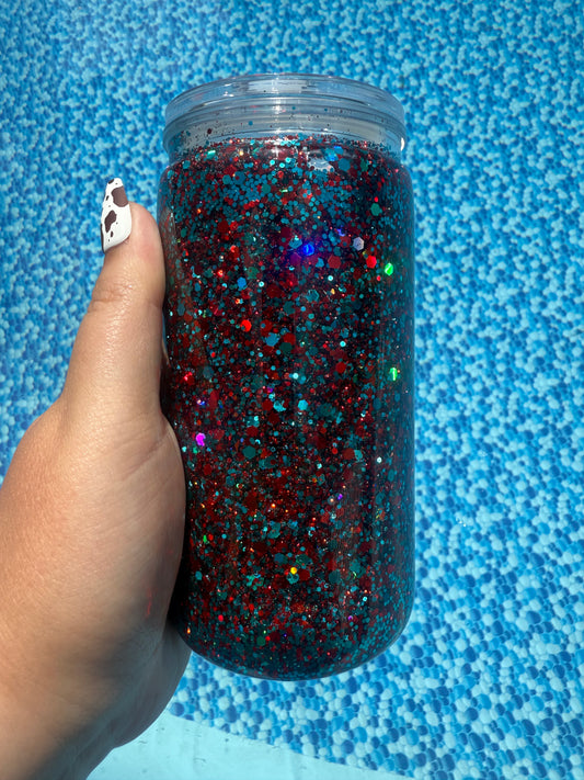 16oz Red; Turquoise (#32)